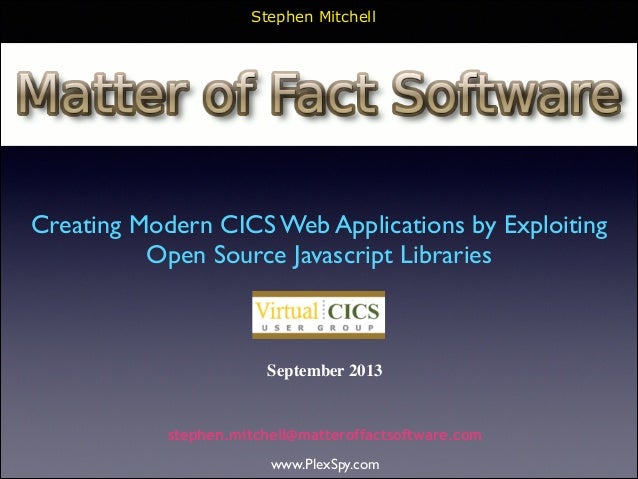 Open Source Web Applications for Libraries